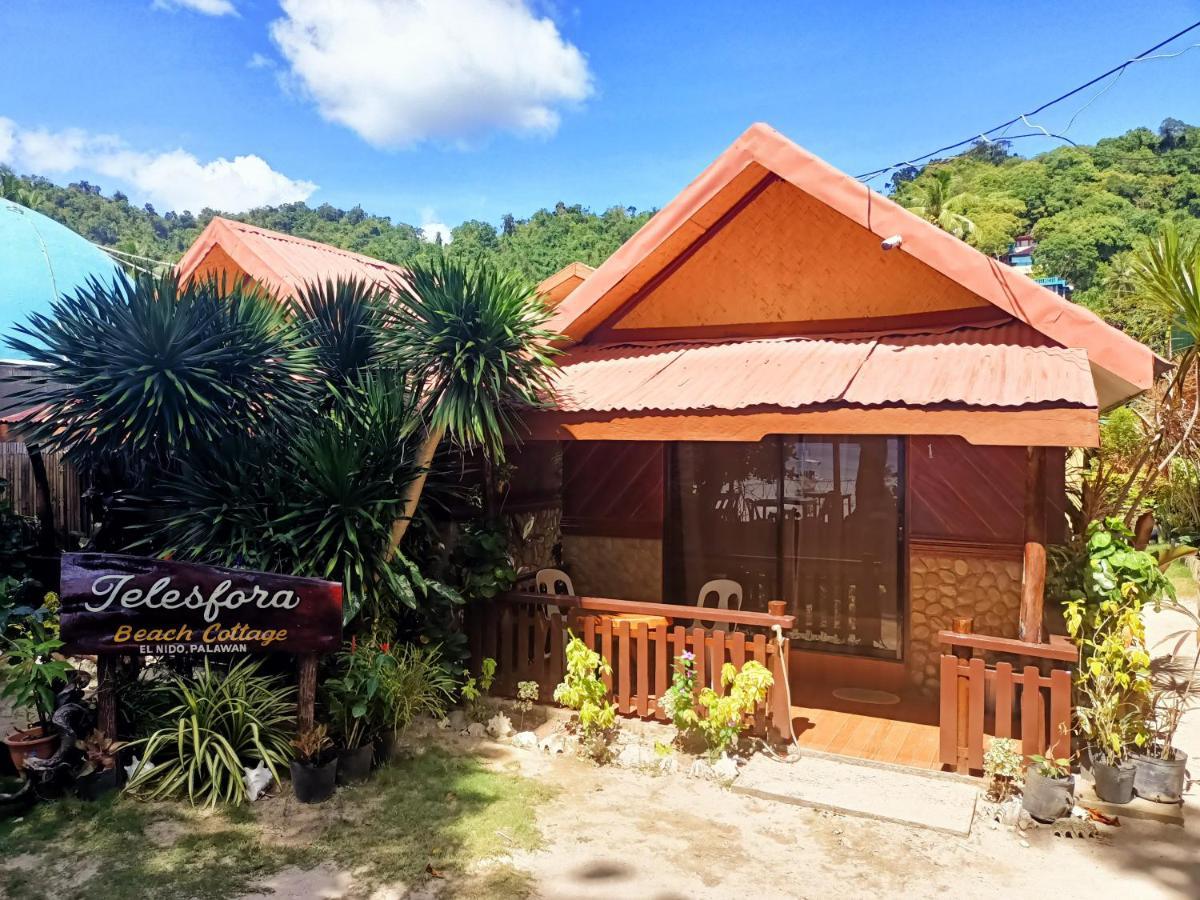 Telesfora Beach Cottage El Nido Exterior foto